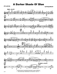 A Darker Shade Of Blue - 1st Eb Alto Saxophone 