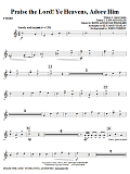 Praise The Lord! Ye Heavens, Adore Him - F Horn