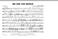 We Are The World - 1st Trombone