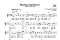 Shalom Aleichem (Peace Be With You)