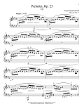 Prelude In C Minor, Op. 23, No. 7