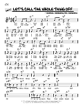 Let's Call The Whole Thing Off (High Voice) (from Shall We Dance)