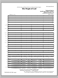 The People Of God - Full Score
