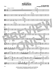 Habanera (from Carmen Suite #2) - Viola 