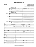 Adoramus Te - Conductor Score (Full Score)