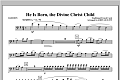 He Is Born, the Divine Christ Child - Bassoon