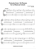Prelude In C For A Musical Clock