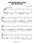 The Bear Went Over The Mountain [Classical version] (arr. Phillip Keveren)