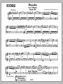 Rondo In C Major, Woo 48 
