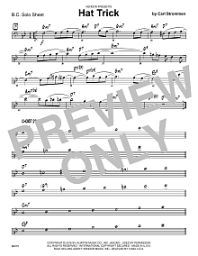 Hat Trick - Sample Solo - Bass Clef Instr. 