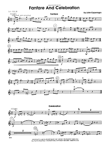 Fanfare and Celebration - 1st Violin 
