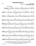 What Do I Know? (arr. Audrey Snyder) - Bass