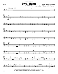 Ewe, Thina (We Walk His Way) - Viola 