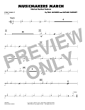 Musicmakers March (Clarinet Section Feature) - Percussion 2
