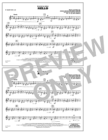 Hello - Eb Baritone Sax 