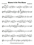 Blame It On The Blues - 1st Eb Alto Saxophone