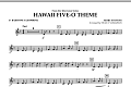 Hawaii Five-O Theme - Eb Baritone Saxophone