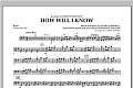 How Will I Know - Bass
