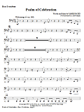 Psalm of Celebration - Bass Trombone