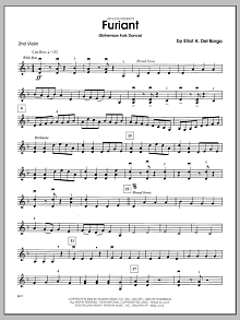 Furiant (Bohemian Folk Dance) - 2nd Violin 