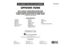 Uptown Funk (feat. Bruno Mars) (arr. Paul Murtha) - Conductor Score (Full Score)