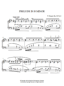 Prelude In B Minor, Op. 28, No. 6 