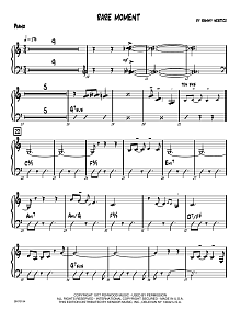 Rare Moment - Piano 