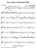 Jesus, What A Wonderful Child - Bb Trumpet 2