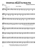 Christmas Album For Brass Trio - Part 1