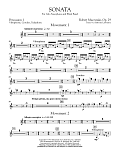 Sonata for Alto Saxophone, Op. 29 - Percussion 1