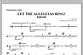 Let The Alleluias Ring! (Introit And Benediction) - Suspended Cymbal