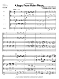 Allegro From Water Music - Full Score