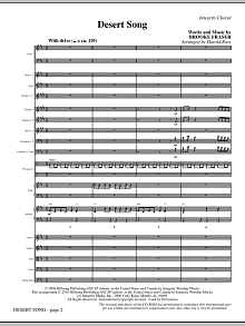 Desert Song - Full Score 
