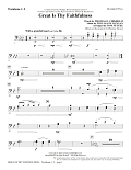 Great Is Thy Faithfulness (arr. Tom Fettke) - Trombone 1 & 2