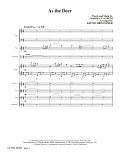 As The Deer (arr. Keith Christopher) - Full Score