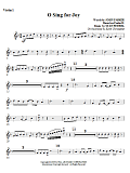 O Sing For Joy! - Violin 1