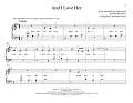 And I Love Her (arr. Christopher Hussey)