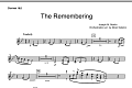 The Remembering - Bb Clarinet 1,2