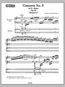 Concerto No. 5 In E-flat Major (emperor), Op. 73 