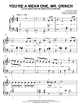 You're A Mean One, Mr. Grinch (from Dr. Seuss How The Grinch Stole Christmas) (arr. Phillip Keveren)
