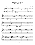 Sonata In E Major, K. 531, L. 430, P. 535