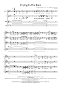 Crying In The Rain (arr. Richard Salt)