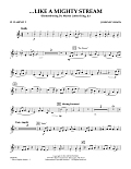 Like a Mighty Stream (for Concert Band and Narrator) - Bb Clarinet 2