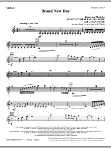 Brand New Day - Violin 2 