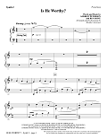Is He Worthy? (arr. Heather Sorenson) - Synth 2