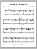 To Reach the Summit - Piano