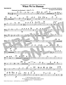 When We're Human (from The Princess And The Frog) - Trombone 
