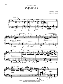 Polonaise in G-sharp minor, KK. IVa, No. 3 