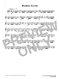 Rhythmic Accents from Graded Music for Snare Drum, Book II