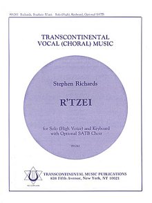 R'Tzei (for Solo High Voice with optional SATB Choir) 